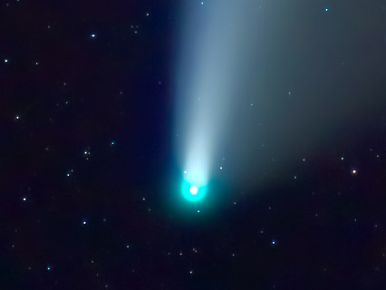 Chevelure de la comète Neowise (couleur émeraude)
