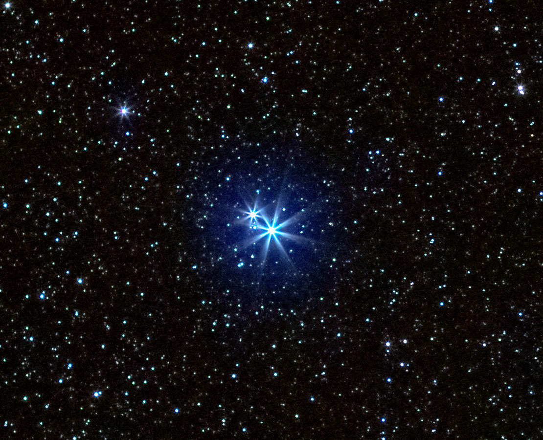 étoiles doubles Alcor et Mizar dans la constellation de la Grande Ourse