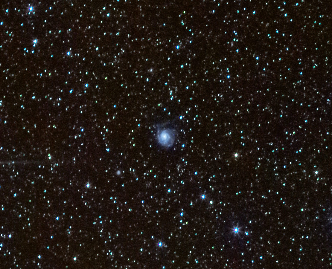 La galaxie M101 dans la constellation dela Grande Ourse