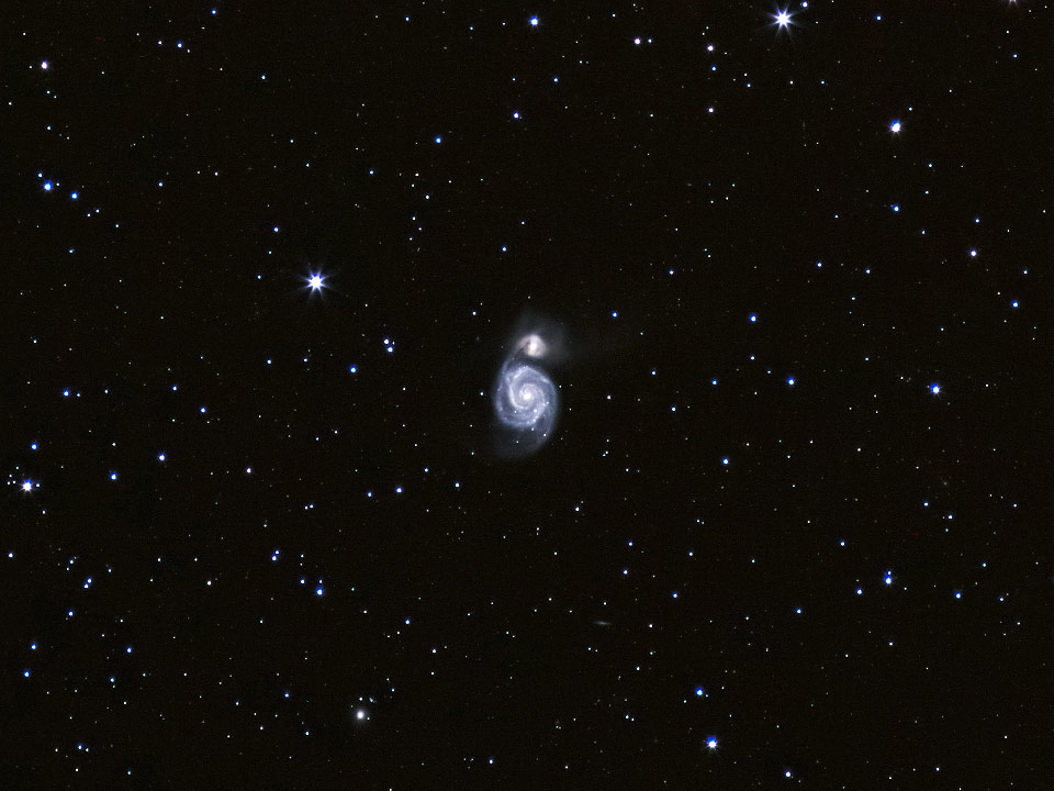 La galaxie M51 des Chiens de Chasse