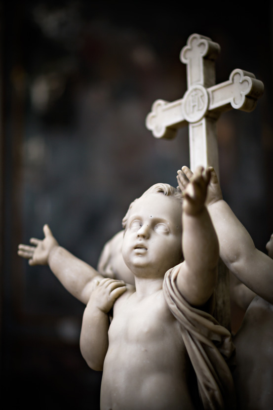 Sculptures d'anges de l'église Saint-Germain-l'Auxerrois à Paris 