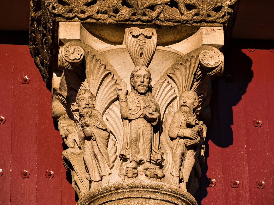 Chapiteau du trumeau de la basilique de Vézelay