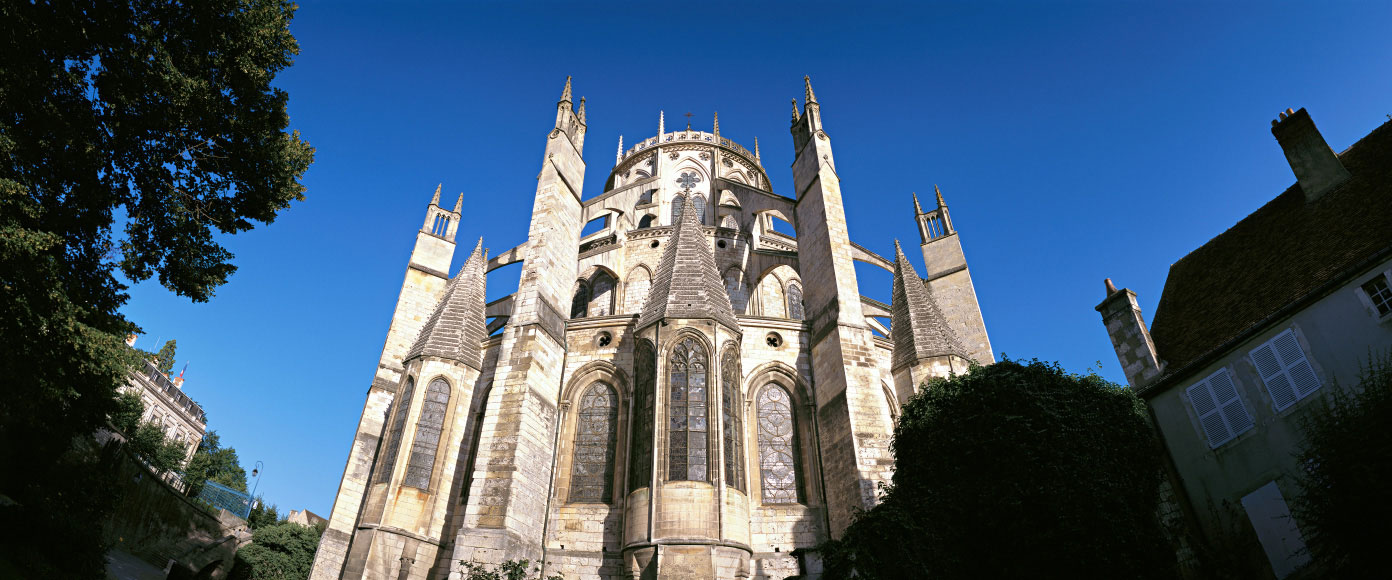 Chevet de la la cathédrale Saint-Etienne de Bourges 
