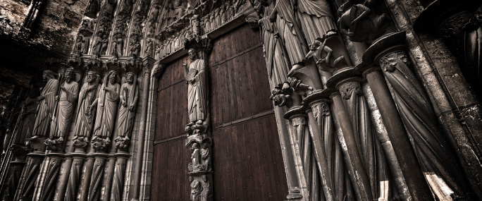 Portail septentrional de la catéhdrale Notre-Dame de Chartres