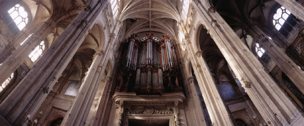 Buffet d'orgue de l'église Saint-Eustache à Paris