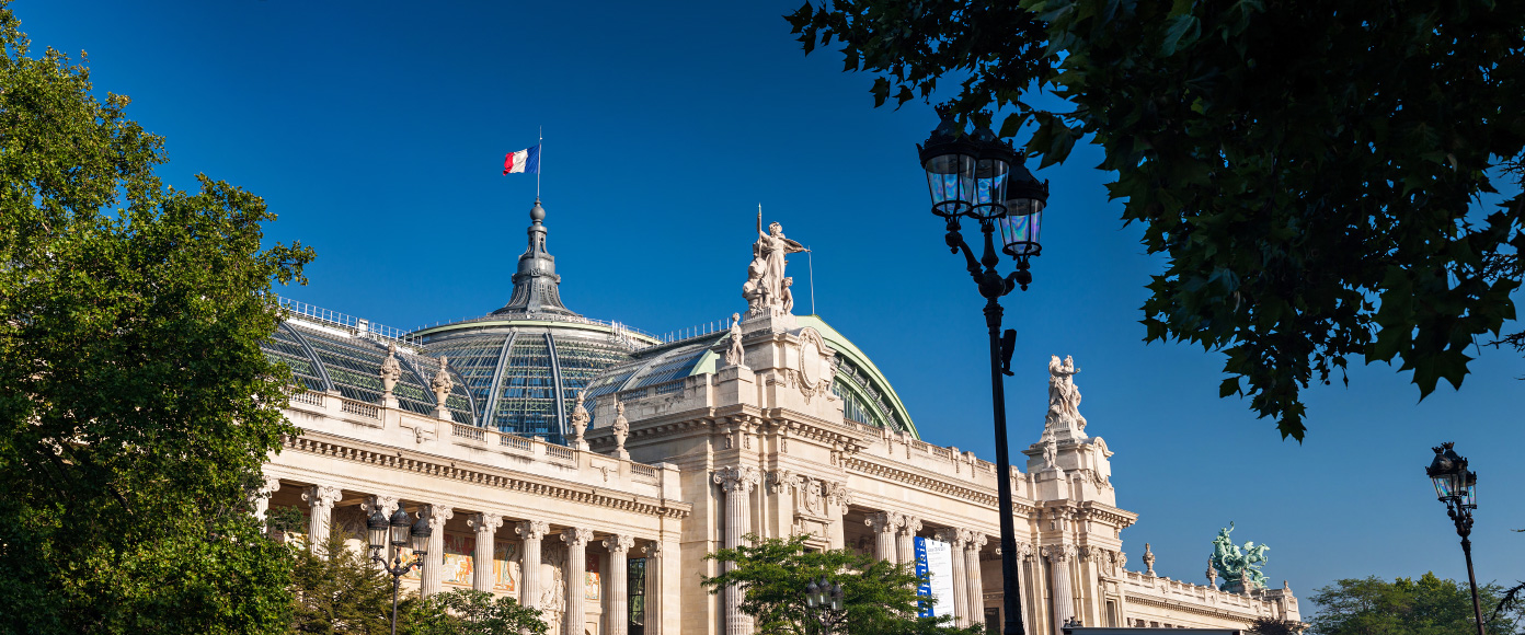 Façade sud du Grand Palais  de Paris