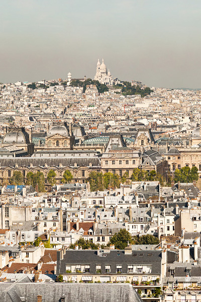 Paris vers le Sacré Coeur sur la photo de Paris 26 gigapixels
