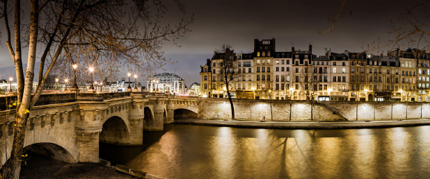 Le pont Neuf et le quai des Orfèvres, Paris