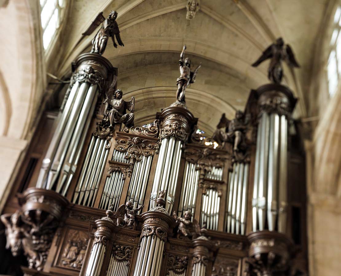 Buffet d'orgue de l'église Saint-Etienne-du-Mont, Paris