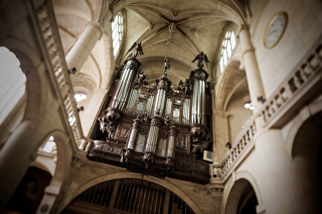 Buffet d'orgue de l'église Saint-Etienne-du-Mont à Paris