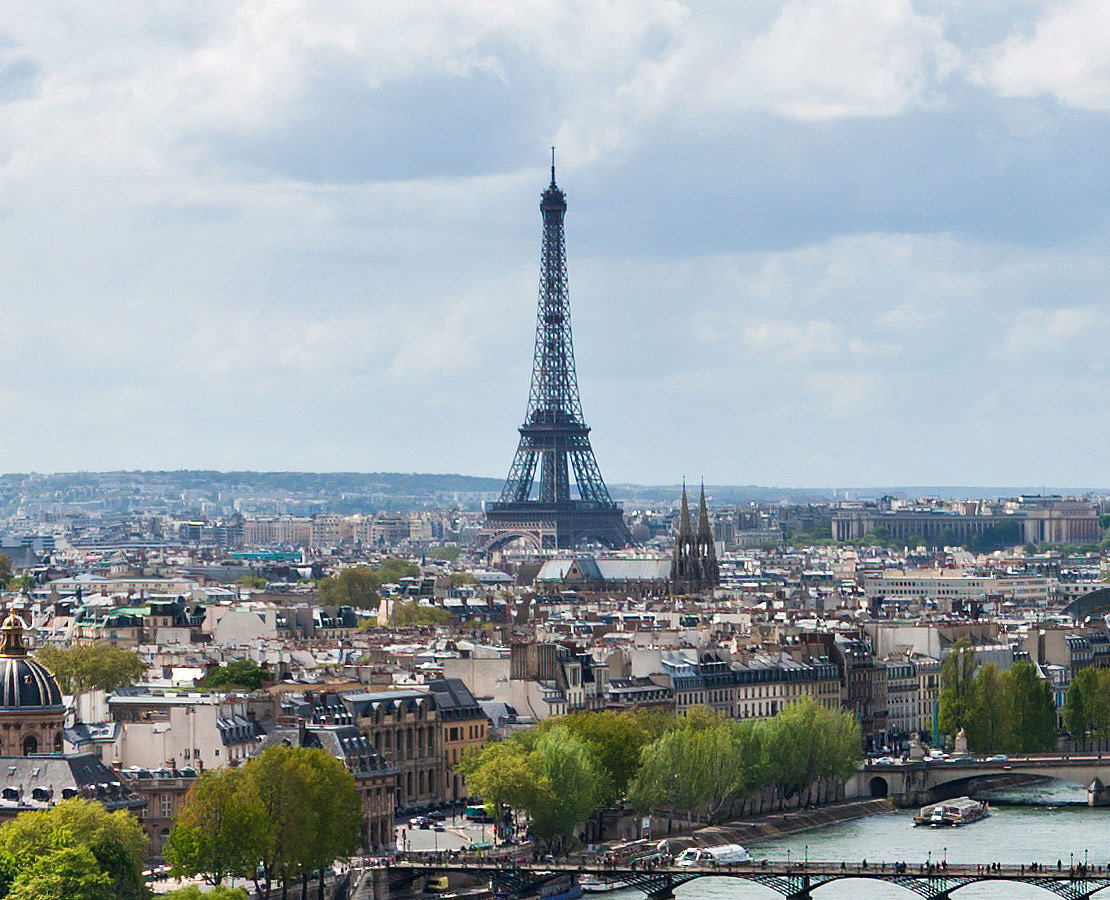 La Tour Eiffel et le pont des Arts