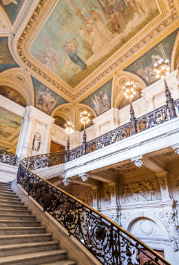 Grand escalier du Maire de l'Hôtel de Ville de Paris - Photo de l'Hôtel de Ville de Paris