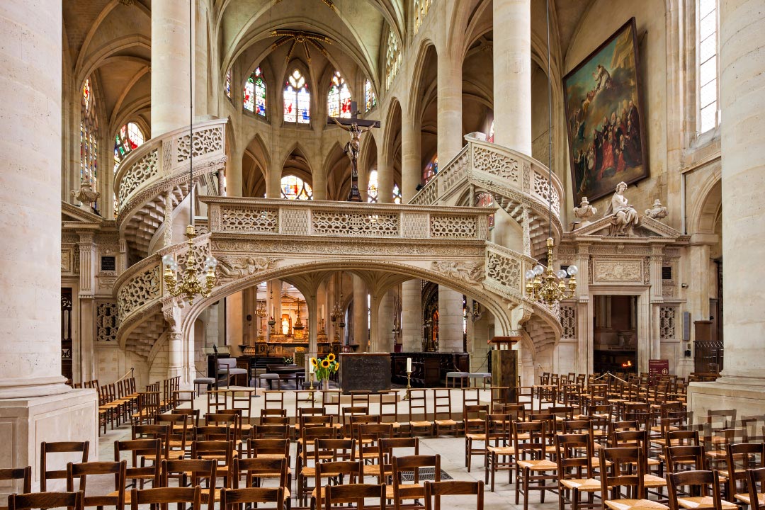 Jubé de l'église Saint-Etienne-du-Mont à Paris