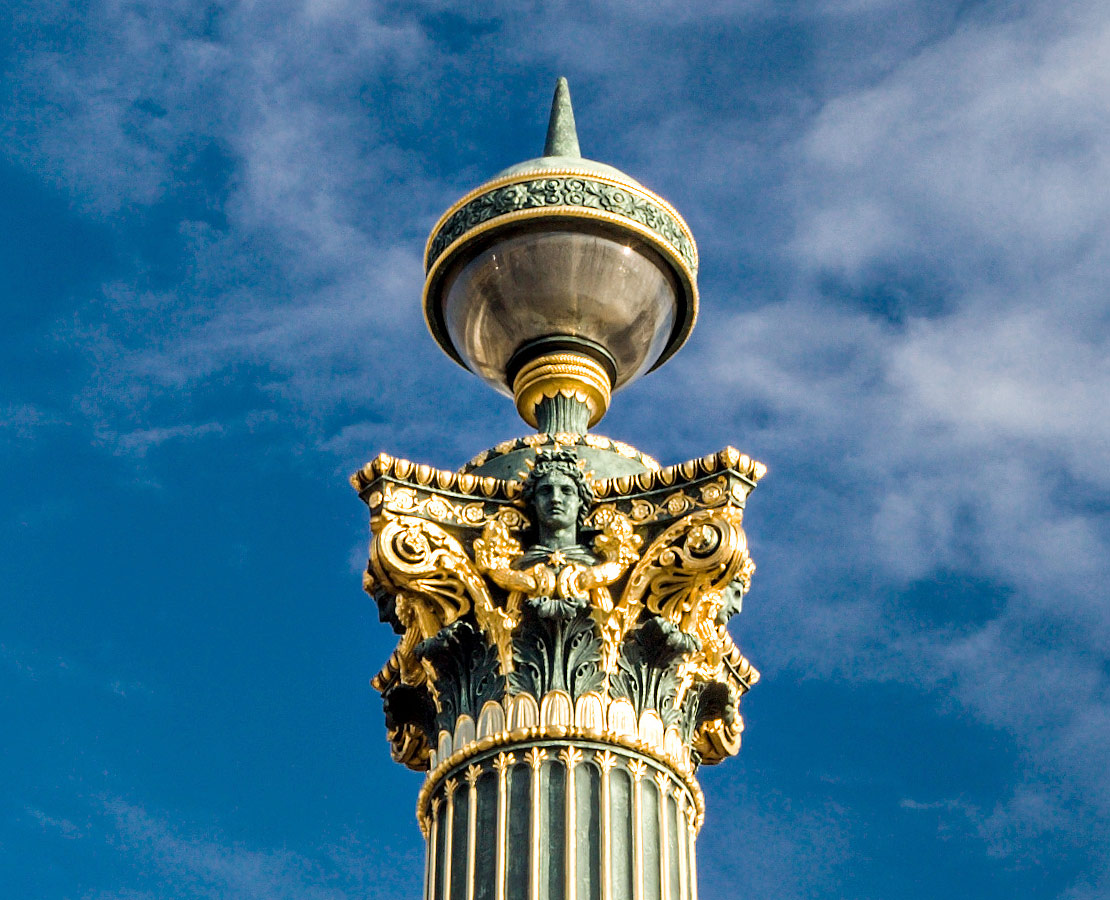 Lampadaire de la place de la Concorde, Paris