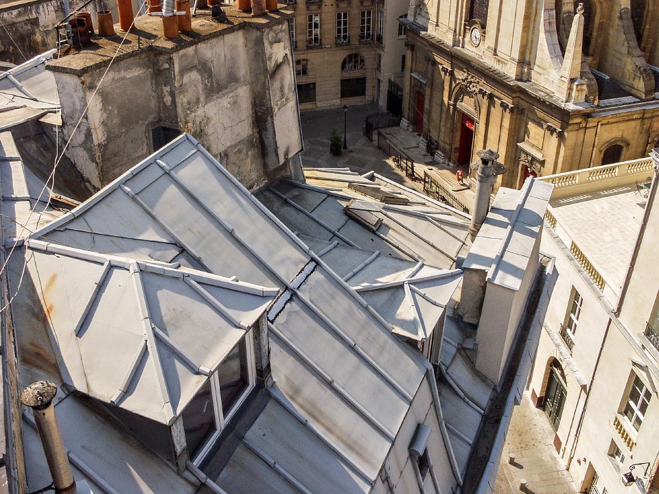 Toits en zinc de Paris - Photo des toits de Paris