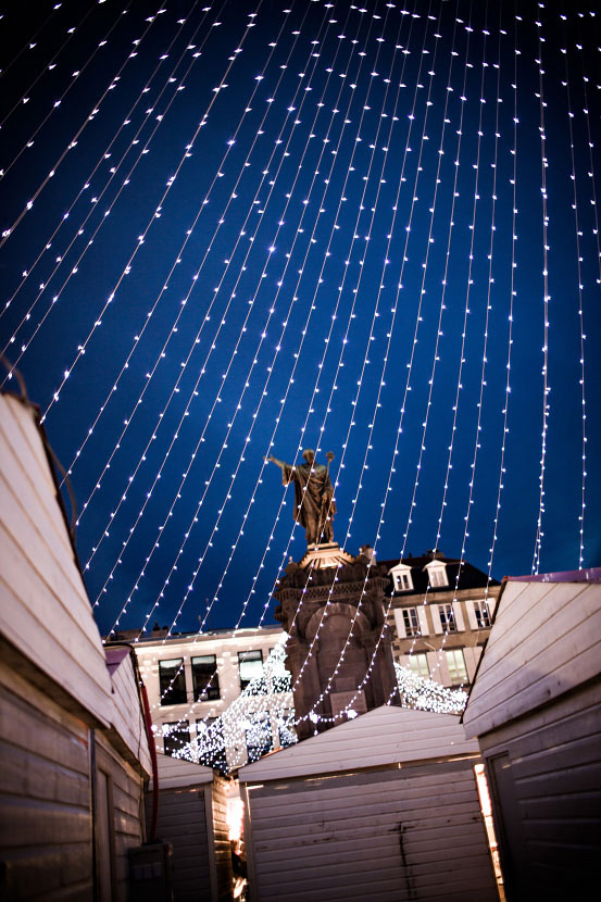 Place de la Victoire de Clermont-Ferrand à Noël