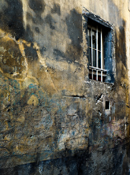Vieux mur dans Clermont-Ferrand