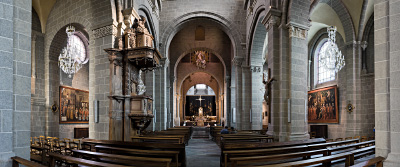 Nef de la cathédrale Notre-Dame du Puy-en-Velay