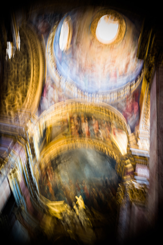 Coupole de l'église Santa Maddalena de Rome, Italie